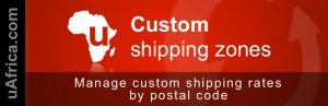 Custom Shipping Zones by uAfrica.com